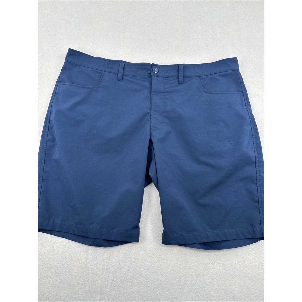 Under Armour Performance Golf Shorts Men's 42 Navy Blue‎ Stretch 10" Inseam